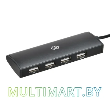 USB-хаб Digma HUB-4U2.0-UC-B